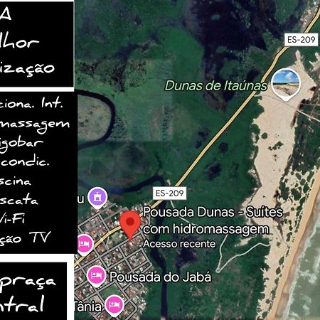 Pousada Dunas - Suites Com Hidromassagem No Coracao Da Vila Itaunas  Bagian luar foto